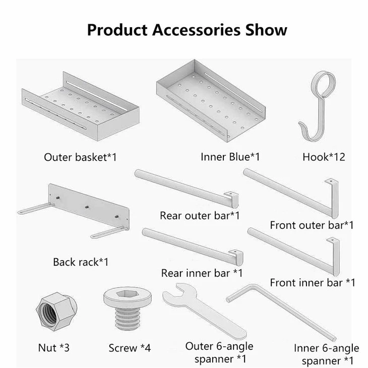 white spice rack wall mount